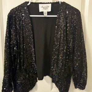 Black sequin jacket